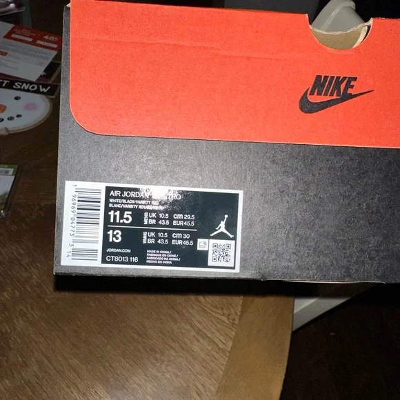 Men’s air Jordan retro 12 cherry size 11.5. I’ve got two pair available